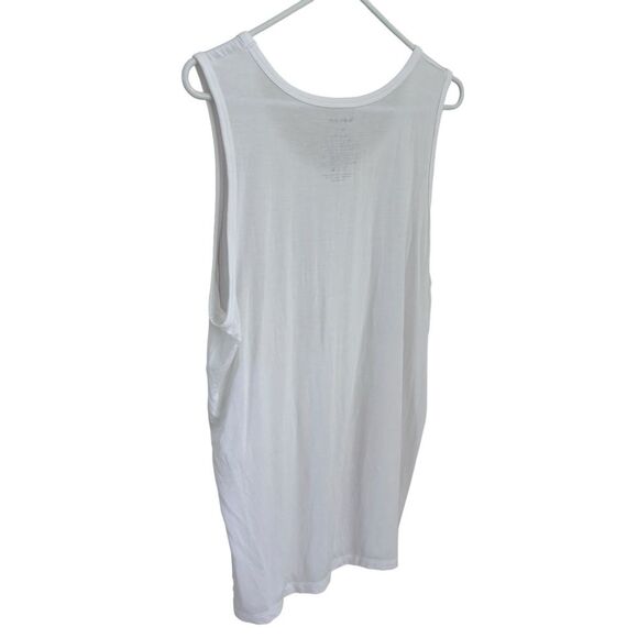 Tommy John Womens Second Skin White Tank Top Loose Fit Sz XL - Picture 2 of 7